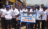 TFF staff during Labor Day celebrations in Bamenda, 2009