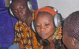 Station Manager Gladys Akwanka with Journalists